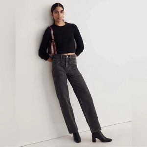 Madewell Perfect Vintage Wide Leg Jeans Windhaven Wash